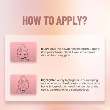 Swiss Beauty Pro Blusher & Highlighter Palette For Face Makeup | Shade-05, 18G